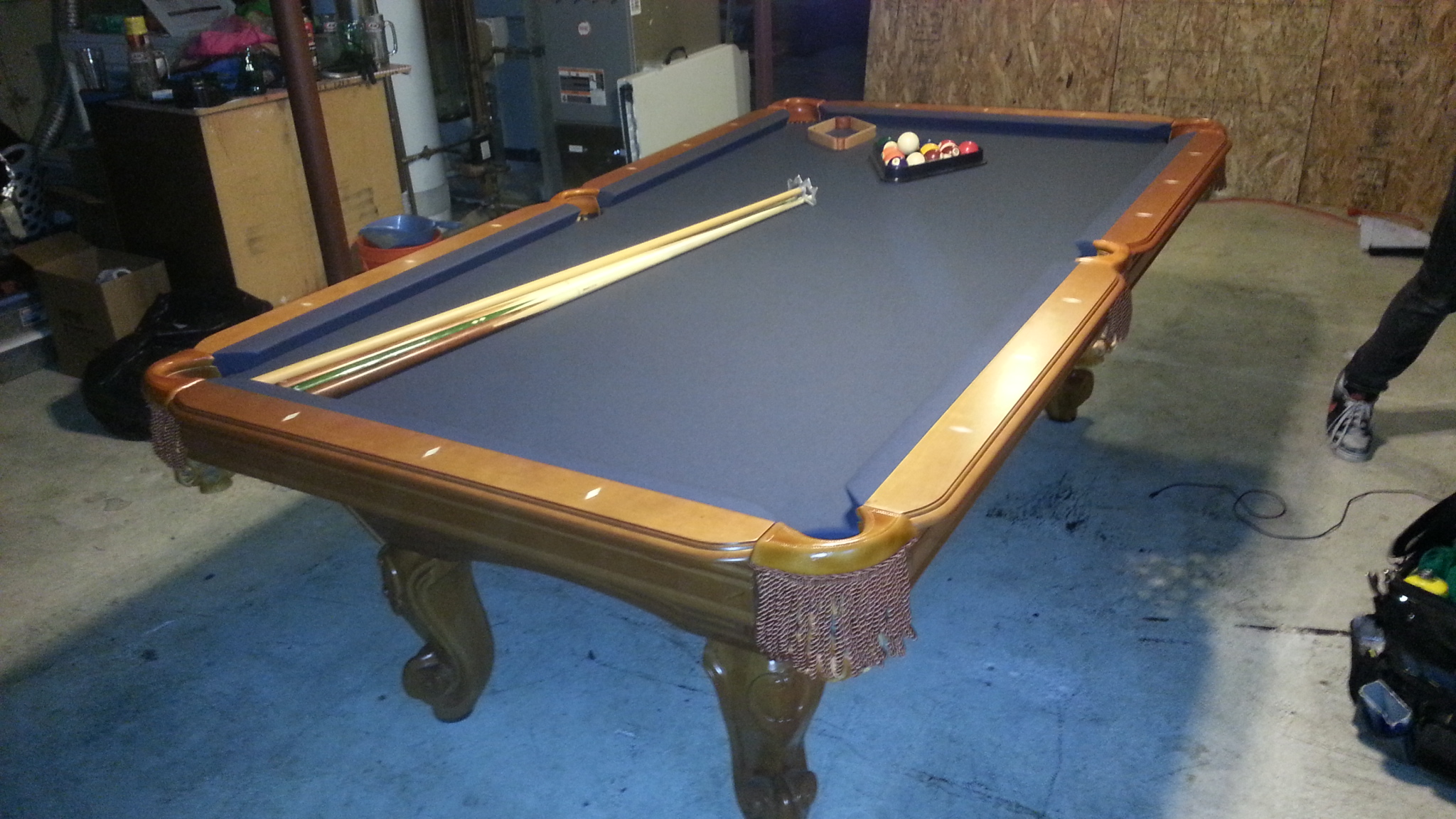 Pool table movers in Denver.